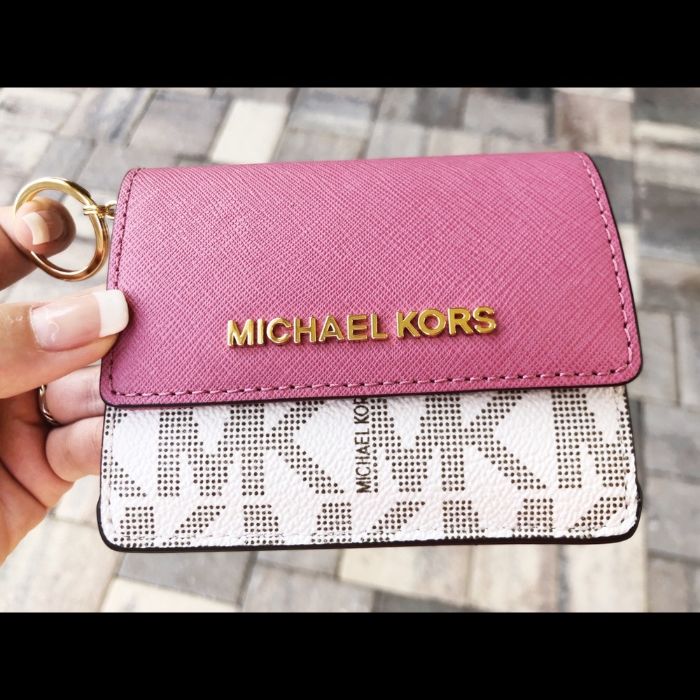 Gaby’sBags👛Michael Kors key ring card holder Pink - Picture 3 of 7